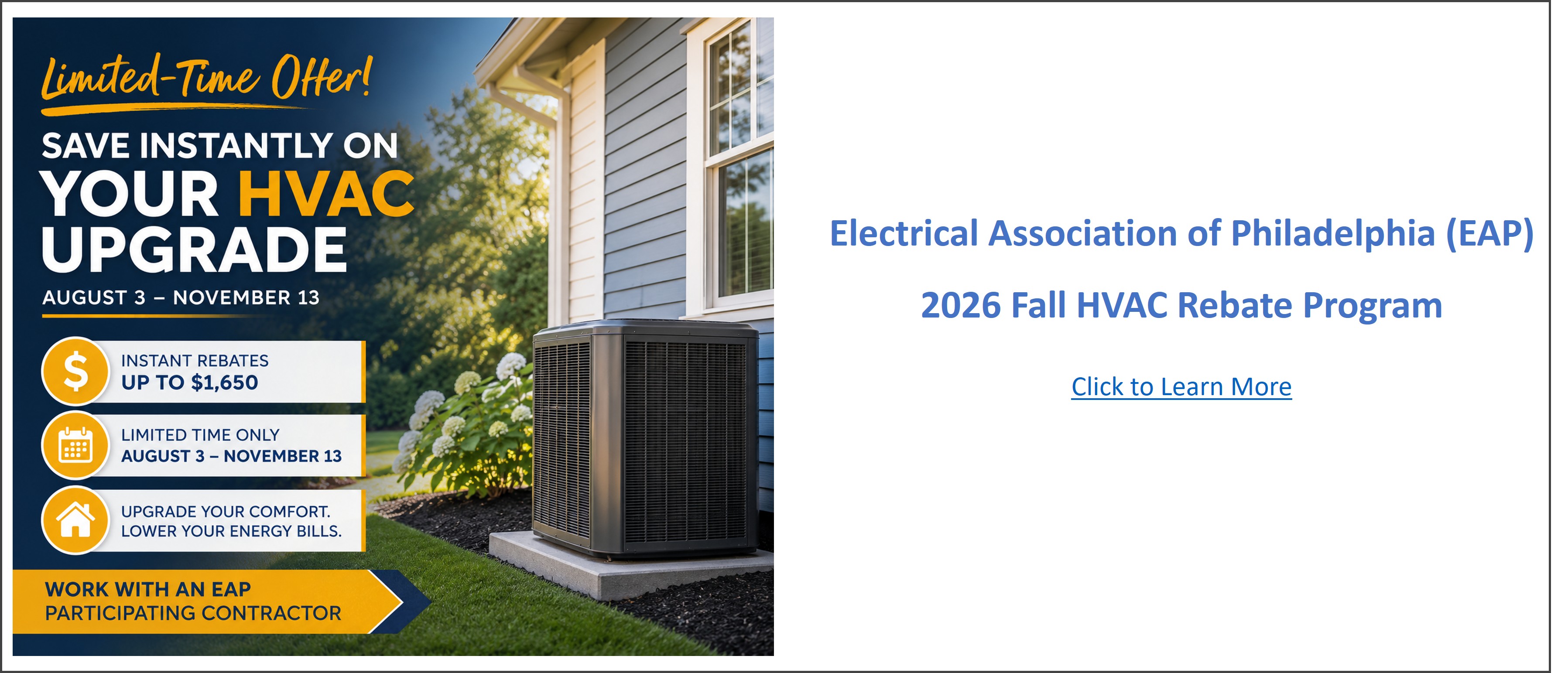 EAP HVAC Rebate Program
